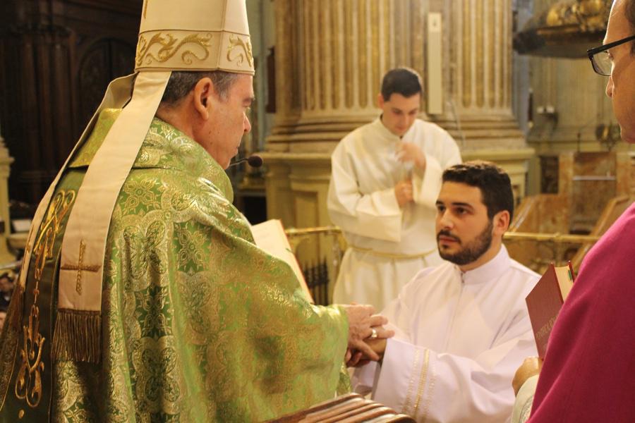 Ordenación de diáconos y ministerio de Lector y Acólito en la Catedral