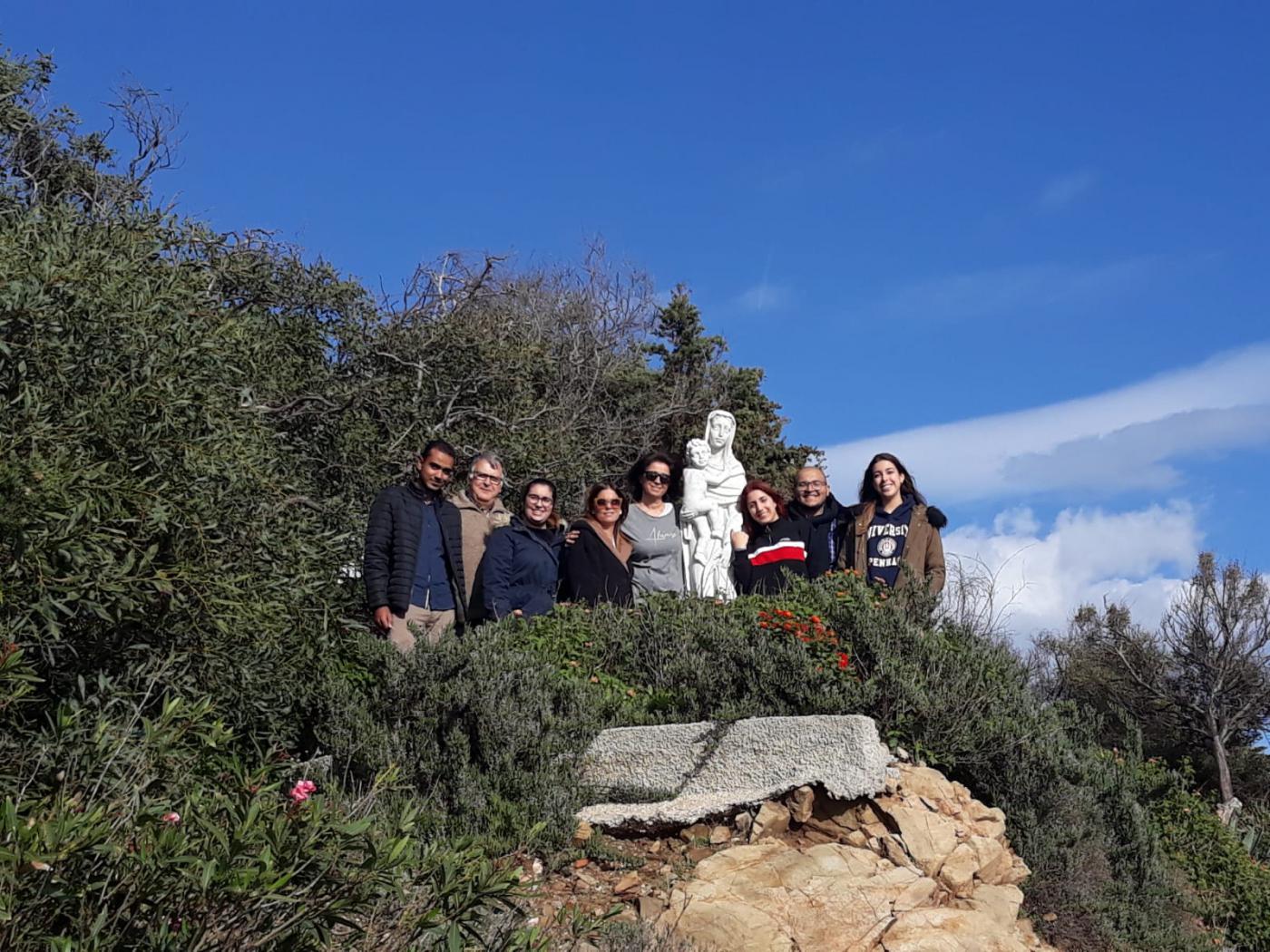 Uno de los momentos de la convivencia interreligiosa de jóvenes celebrada en Mijas