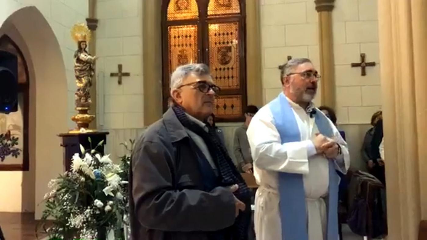 Vigilia de la Inmaculada en la parroquia castrense de la Inmaculada Concepción de Melilla