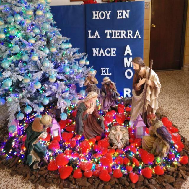 Belén del colegio de San Manuel, de las Hijas de la Caridad (Málaga)