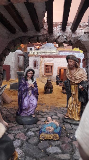 Belén de la parroquia de Santa María Estrella de los Mares