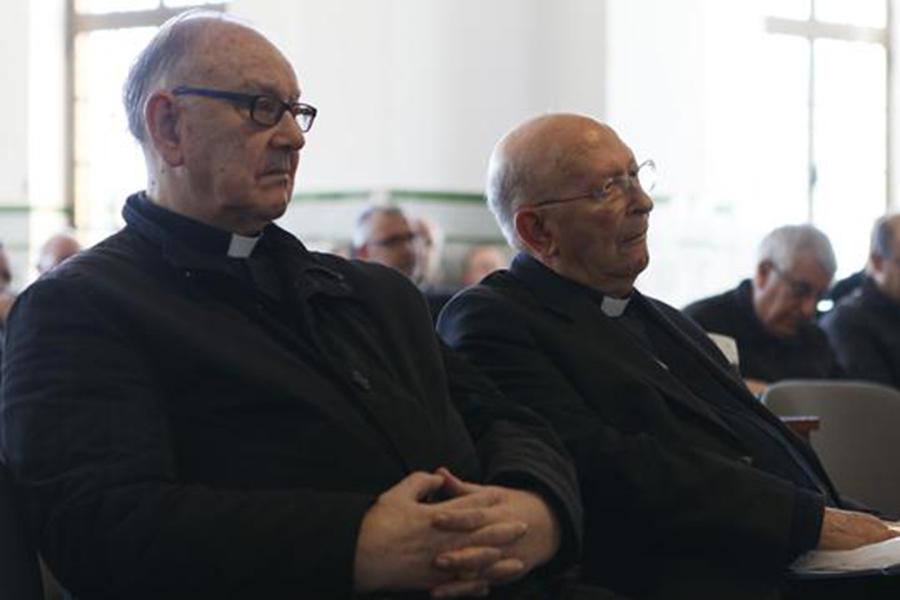 El cardenal Fernando Sebastián junto a Don Antonio Dorado