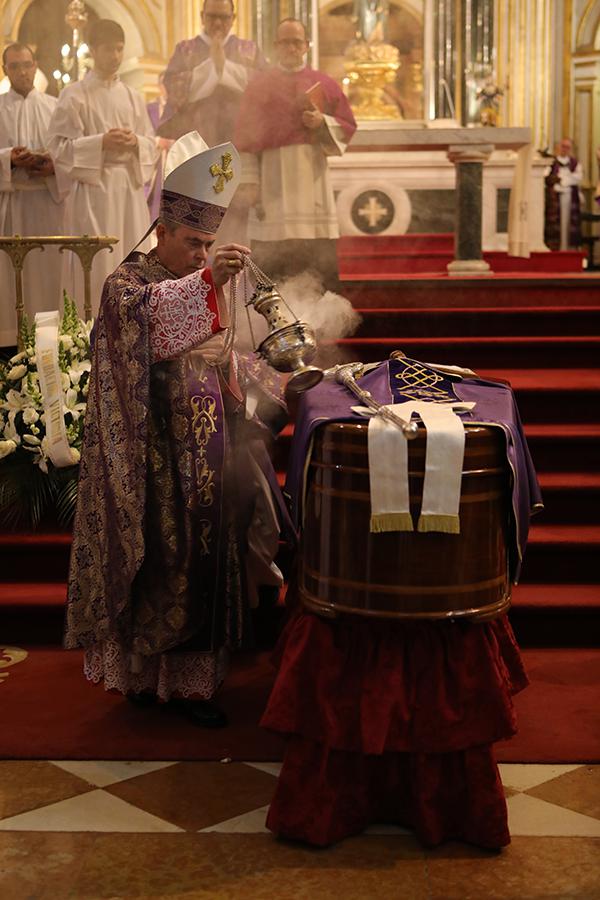 Misa exequial del cardenal Fernando Sebastián, en la Catedral de Málaga // S.FENOSA