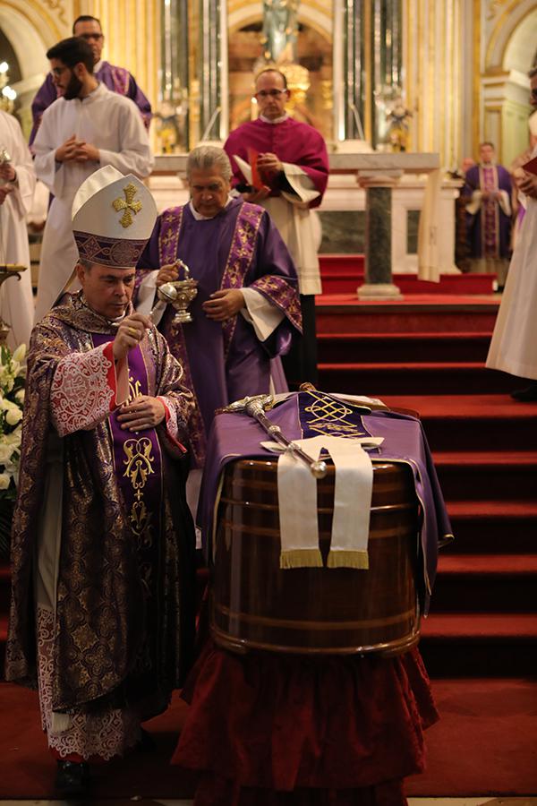 Misa exequial del cardenal Fernando Sebastián, en la Catedral de Málaga // S.FENOSA