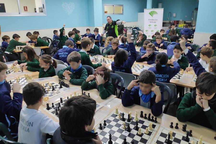 Más de 500 alumnos de Fundación Victoria, en competición escolar de ajedrez