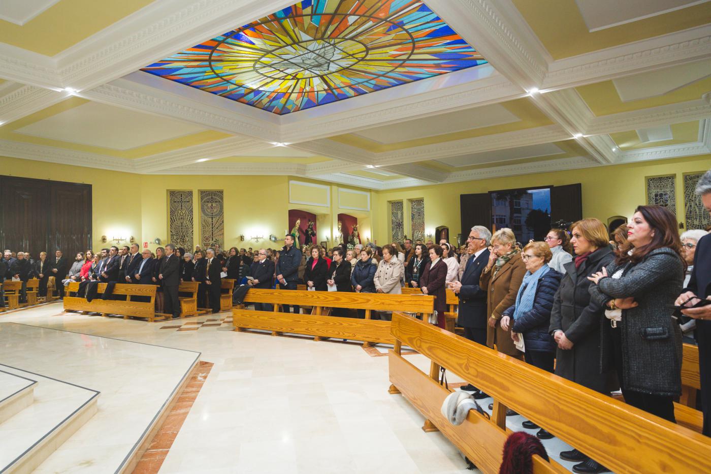 Apertura de la visita pastoral al arciprestazgo de Marbella Estepona en la parroquia del Carmen de Estepona. FOTO: A. SEDEÑO