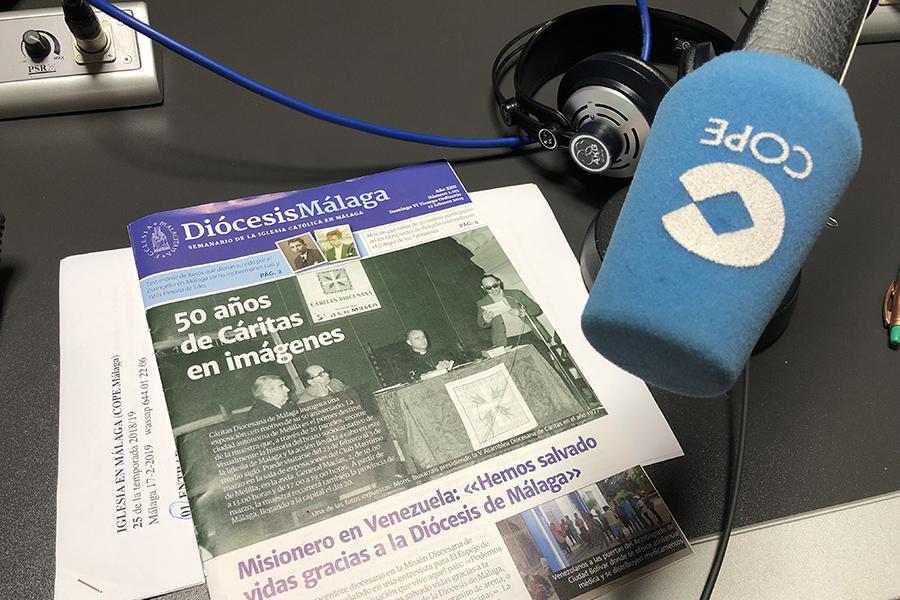 La economía diocesana y el 50 aniversario de Cáritas en "Iglesia en Málaga"