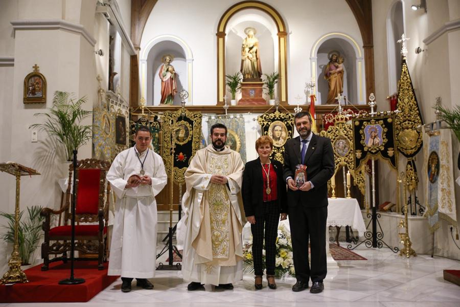 Eucaristía en la parroquia de Santa Ana (Algarrobo) con la participación de las Patronas Marianas de la Diócesis de Málaga // Y. MARTÍN