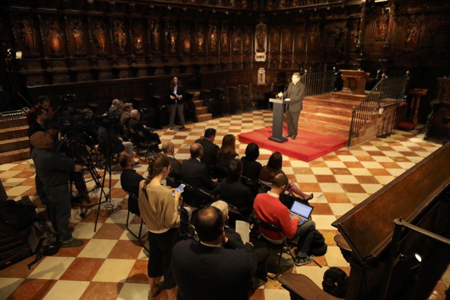 Presentación de la exposición "Pedro de Mena, granatensis malacae" // S. FENOSA