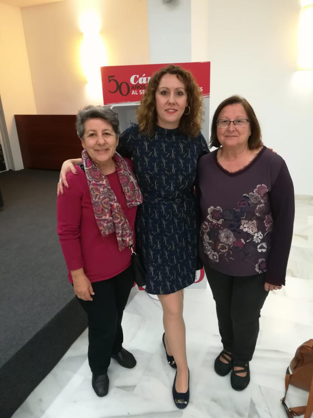 Inauguración de la exposición de Cáritas por su 50 aniversario en la casa hermandad de Estudiantes// CÁRITAS MÁLAGA