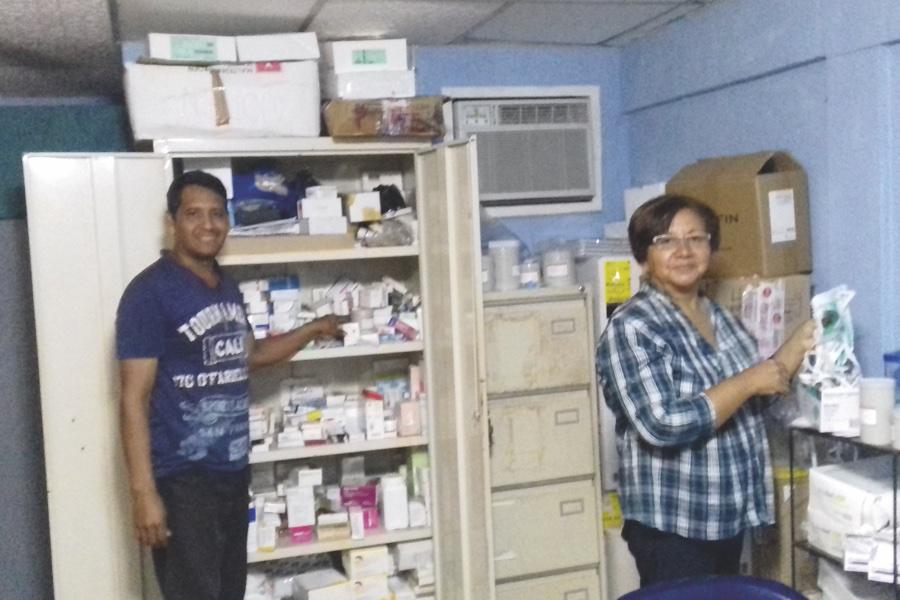 Dispensario de medicamentos sustentado por la parroquia en Caicara del Orinoco