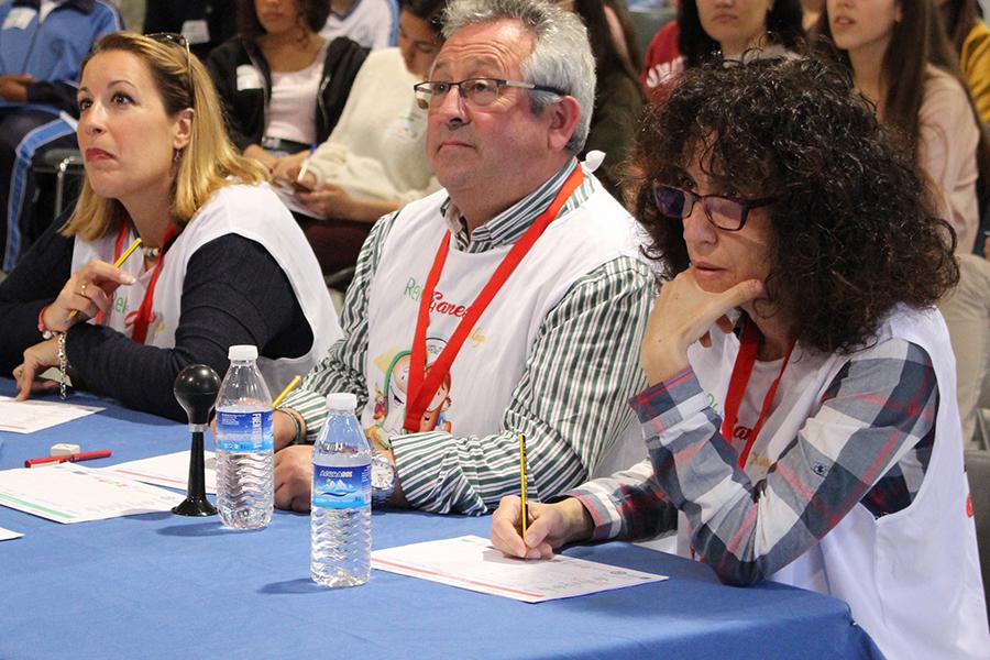 Jurado de la fase por equipos de las IV Relicat Games, organizadas por la Delegación de Enseñanza