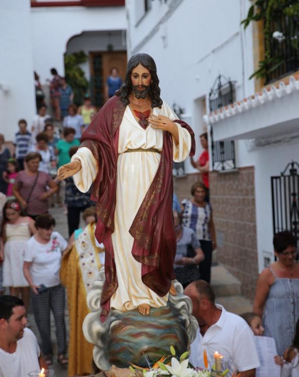 El Sagrado Corazón de Jesús, en Algarrobo