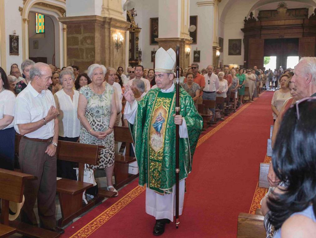 Visita pastoral a la parroquia de La Encarnación de Marbella, el 30 de junio de 2019