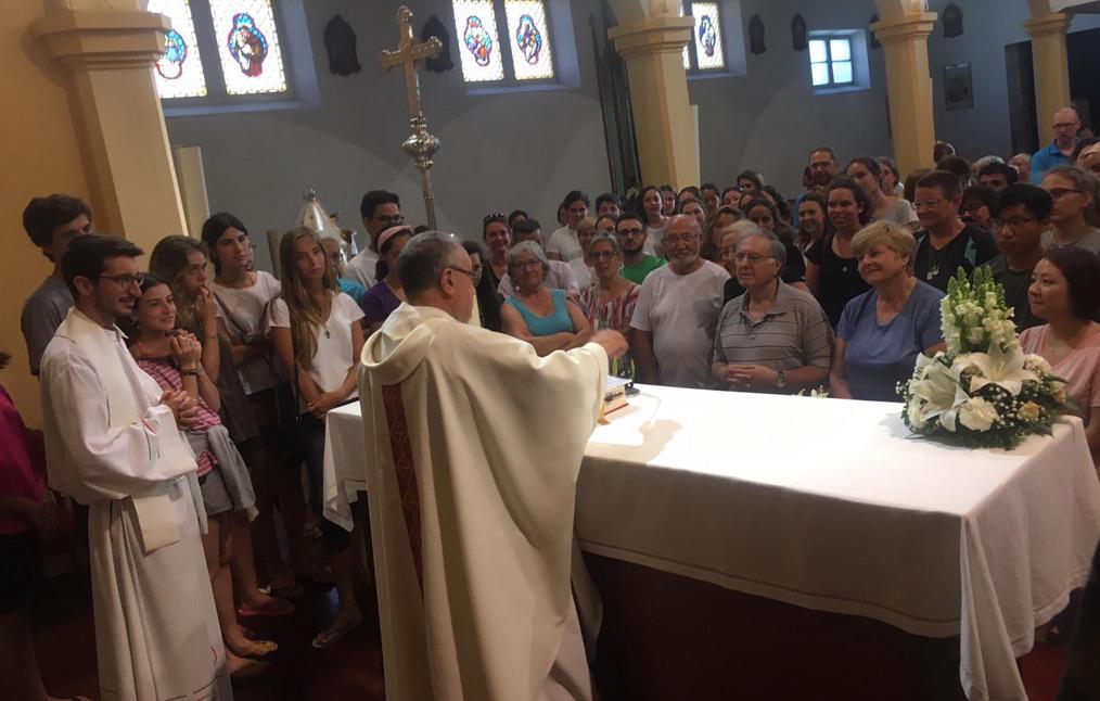 Camino de Santiago de formadores y jóvenes del Seminario Menor