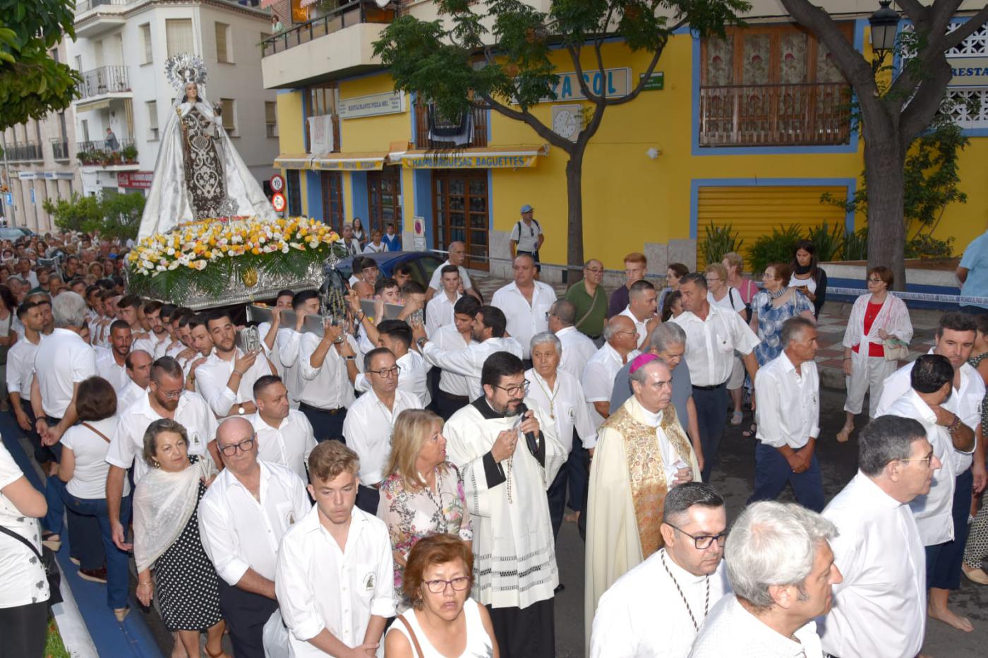 Rosario de la Aurora de la Virgen del Carmen de Marbella, el 16 de julio de 2019
