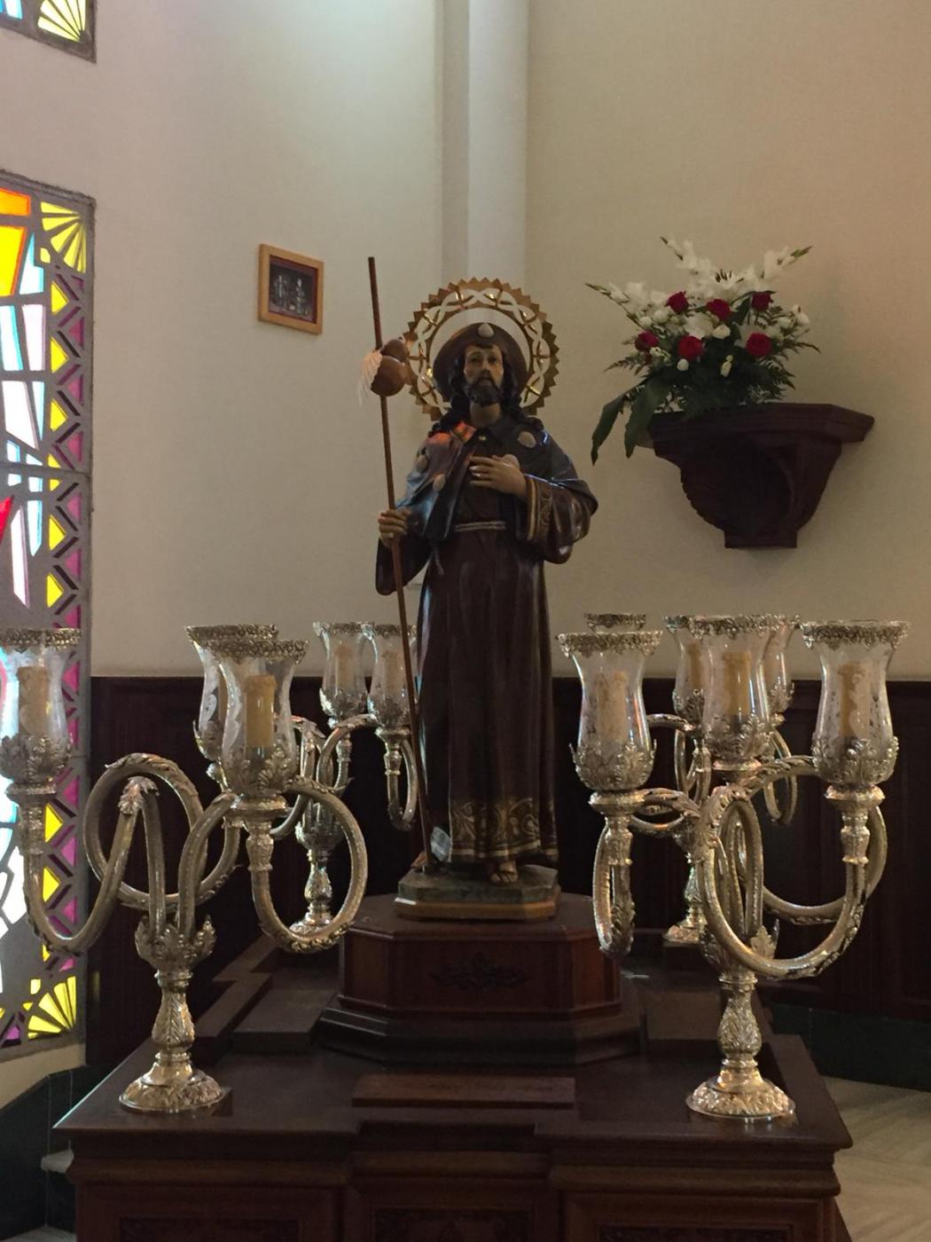 Imagen de Santiago el Mayor en la parroquia de El Morche