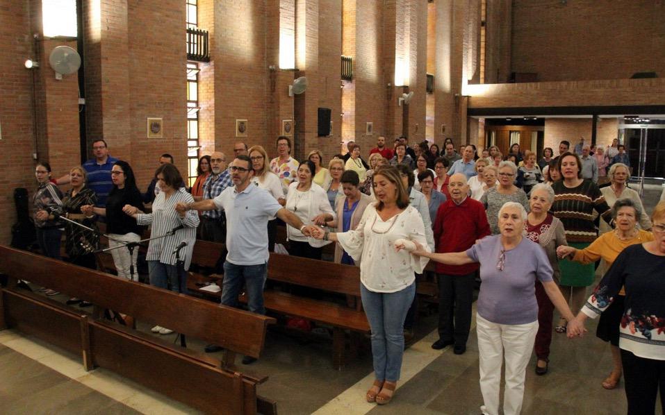Asamblea de envío al inicio de curso en la parroquia de Nuestra Señora de los Ángeles, Málaga
