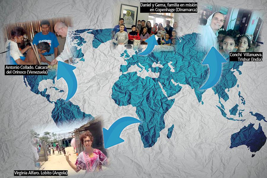 Los misioneros  malagueños tiran del hilo