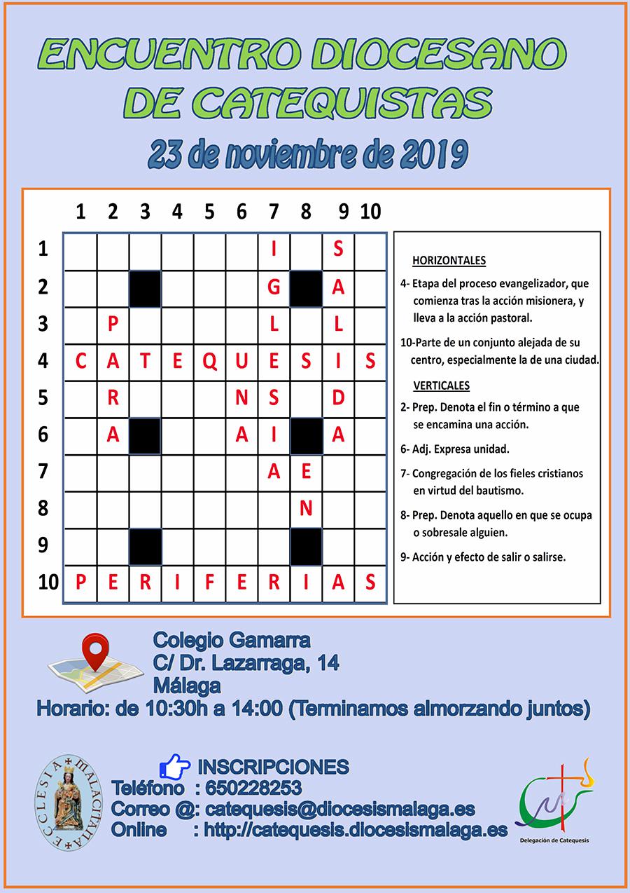 Cartel del Encuentro Diocesano de Catequesis de Iniciación Sacramental