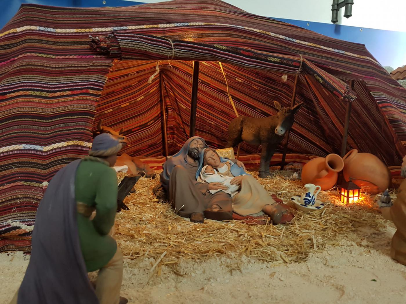 Belén de la parroquia del Rosario en La Cala del Moral