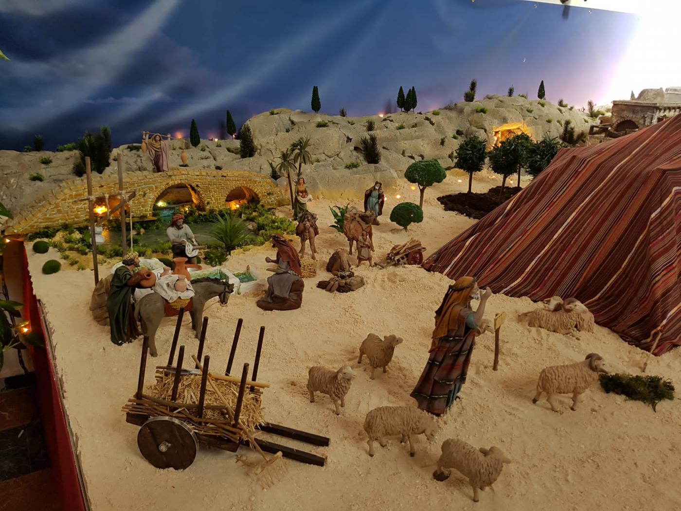 Belén de la parroquia del Rosario en La Cala del Moral