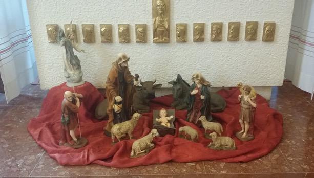 Belén montado en la Parroquia Nuestra Señora del Rosario de Jimera de Líbar (Málaga)