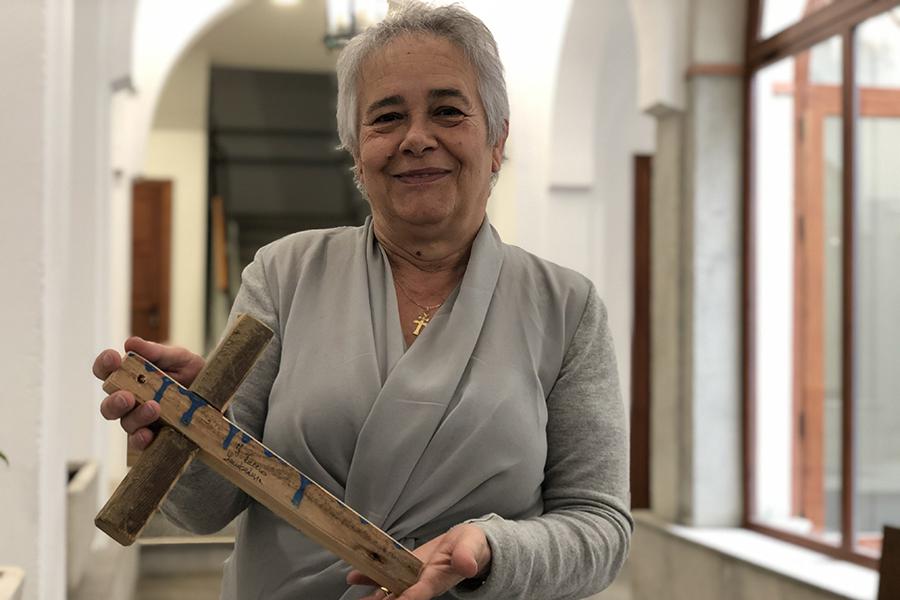 Graziella Cuccu: «La Cruz de Lampedusa recoge todo el sufrimiento»