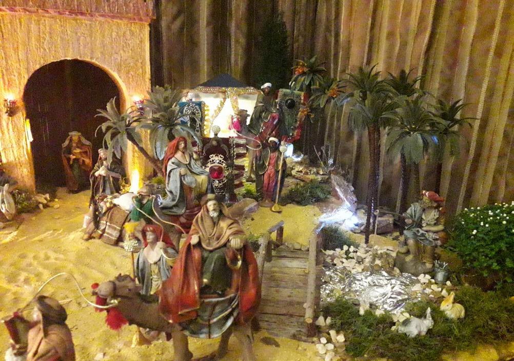 Belén de la familia Domingo González, de la parroquia de la Victoria