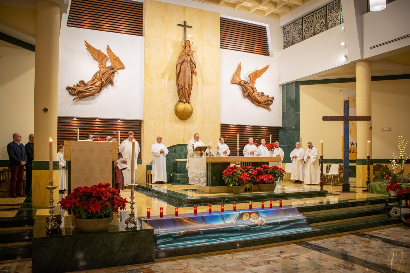 La Cruz de Lampedusa en la parroquia Santa María de la Amargura