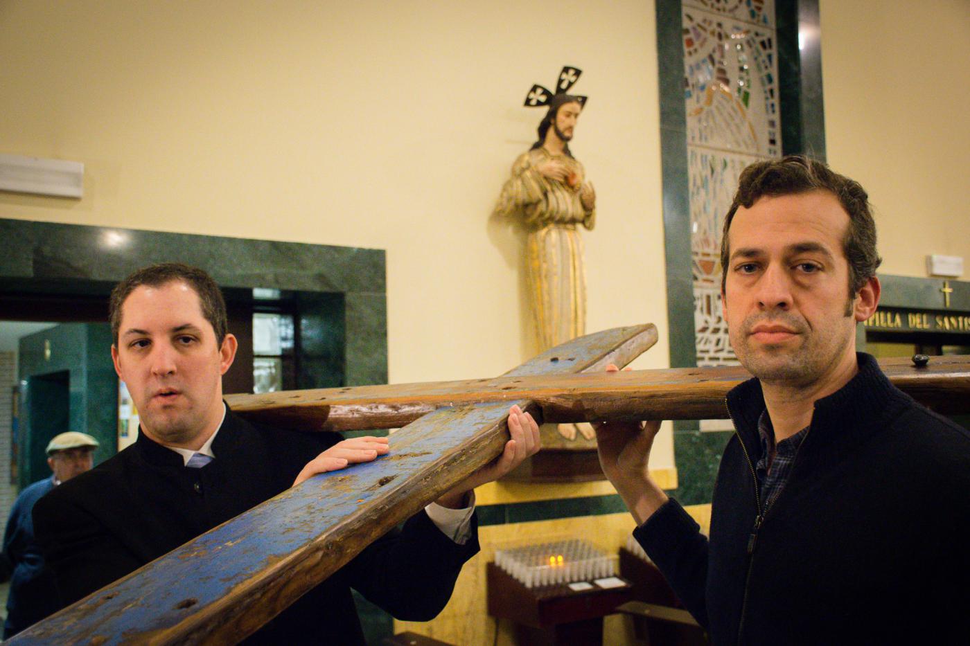 La Cruz de Lampedusa en la parroquia Santa María de la Amargura
