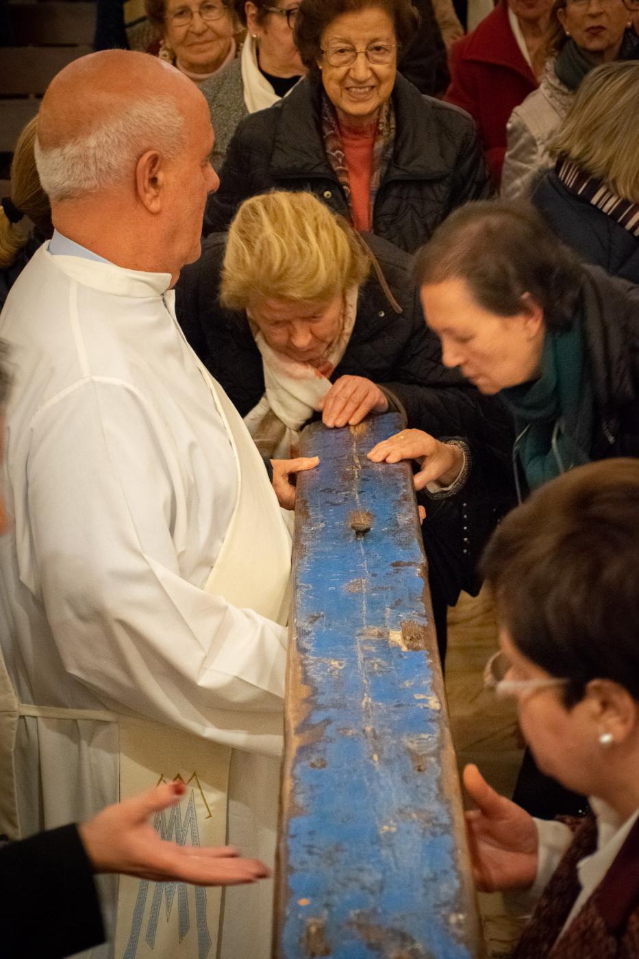 La Cruz de Lampedusa en la parroquia Santa María de la Amargura