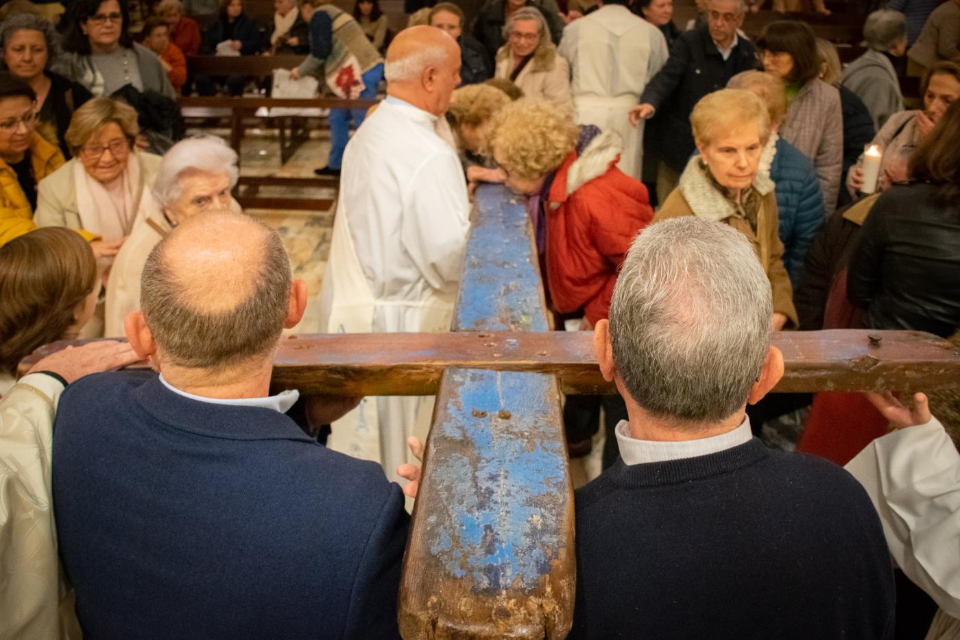 La Cruz de Lampedusa en la parroquia Santa María de la Amargura