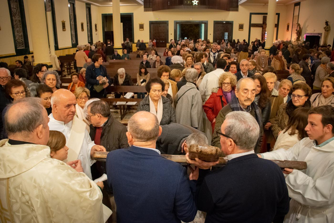 La Cruz de Lampedusa en la parroquia Santa María de la Amargura