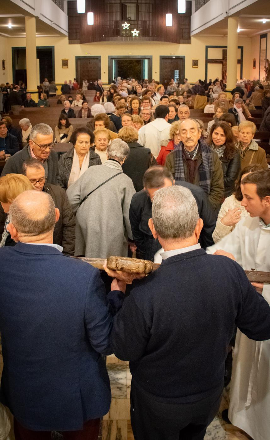 La Cruz de Lampedusa en la parroquia Santa María de la Amargura