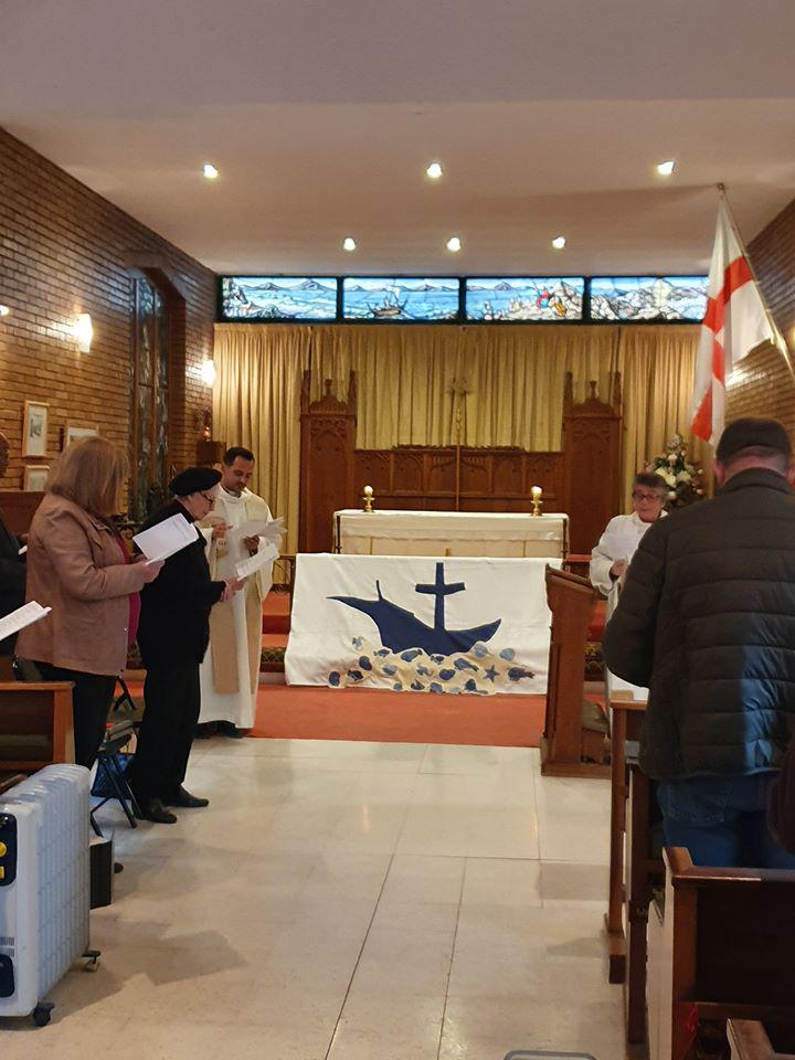 Oración ecuménica en la iglesia anglicana de San Jorge en Málaga