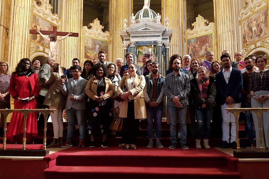 Catecúmenos adultos reciben el Rito de Elección