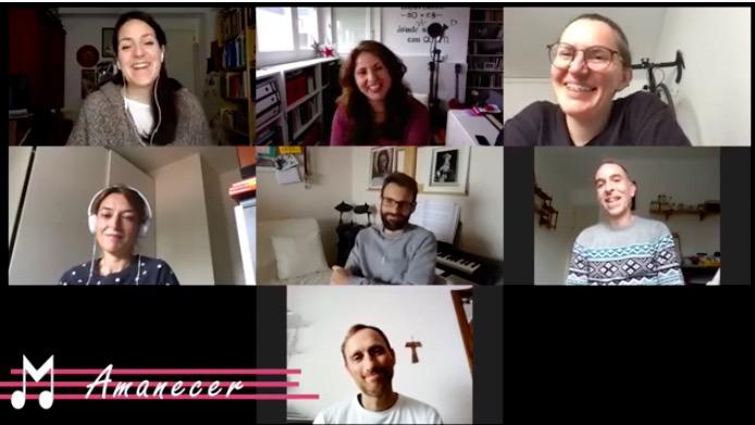 El grupo Amanecer, en Musicreando