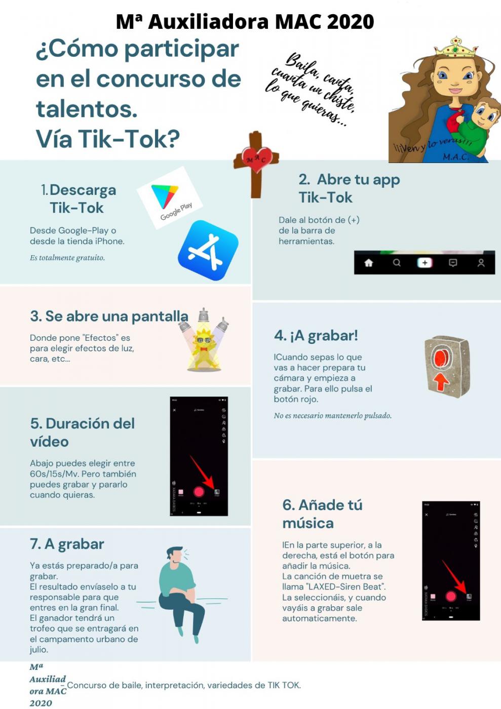 El MAC celebra a su patrona, María Auxiliadora, en redes sociales