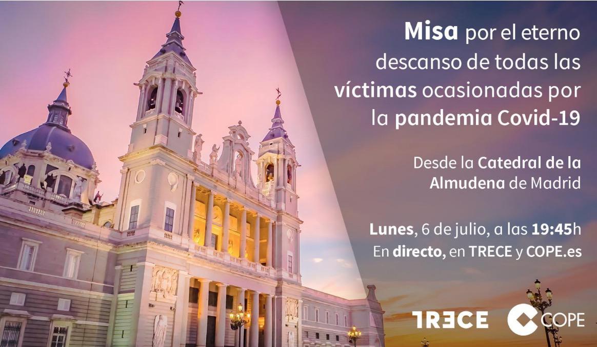 Sigue en directo la Misa por los difuntos del COVID-19