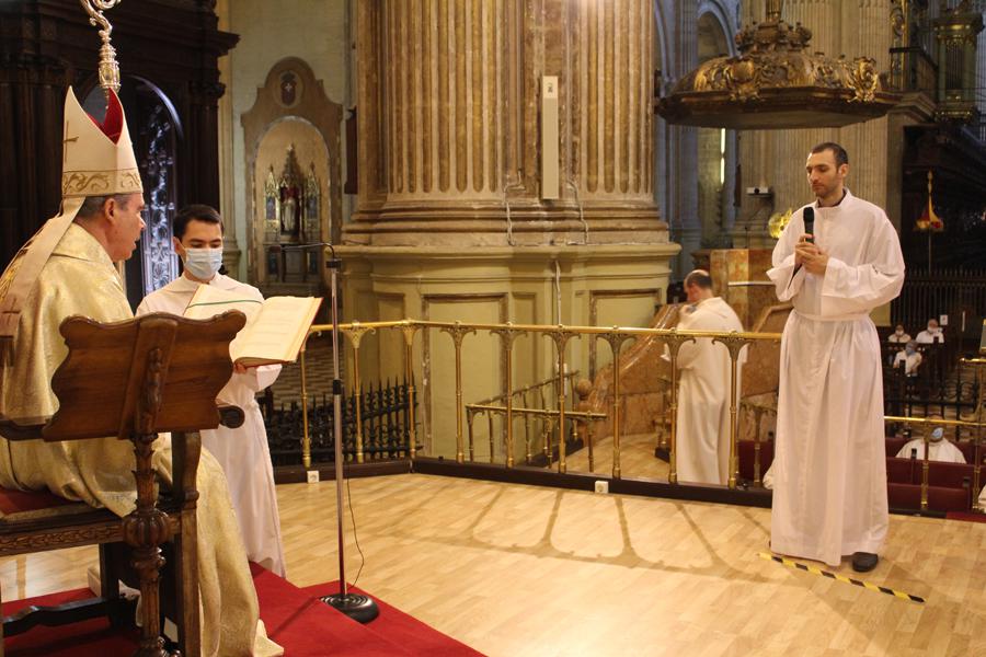 Ordenación de diácono del seminarista David Roca // D. GUTIÉRREZ