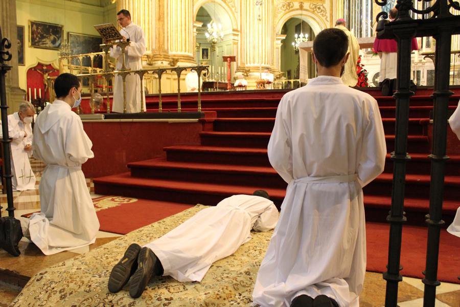 Ordenación de diácono del seminarista David Roca // D. GUTIÉRREZ