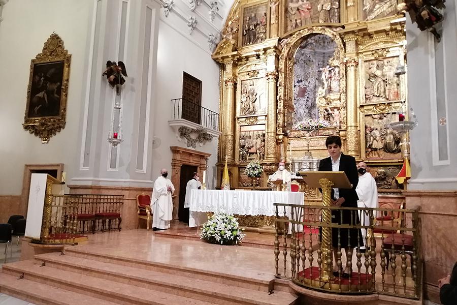 Apertura de la Puerta Santa del Santuario de la Victoria con motivo del año jubilar de las Nazarenas. FOTO: A. MEDINA