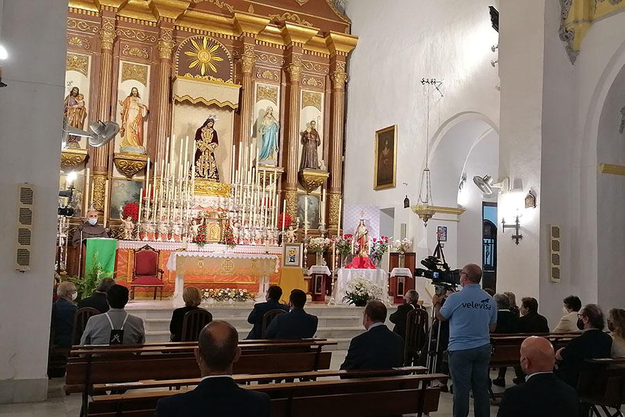 Apertura de los actos del 800 aniversario de la Orden Franciscana Seglar en la iglesia de San Francisco en Vélez-Málaga