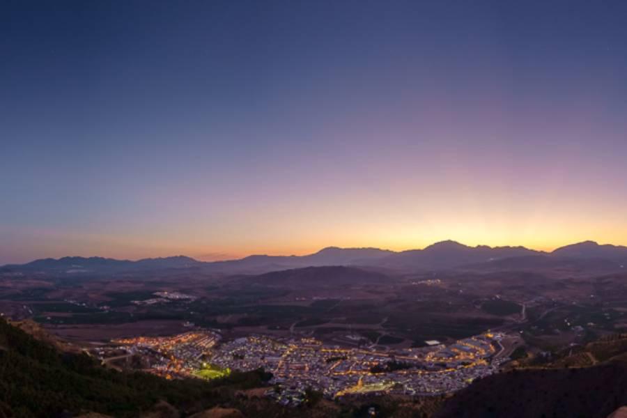 Vista de Pizarra desde la imagen del Sagrado Corazón de Jesús