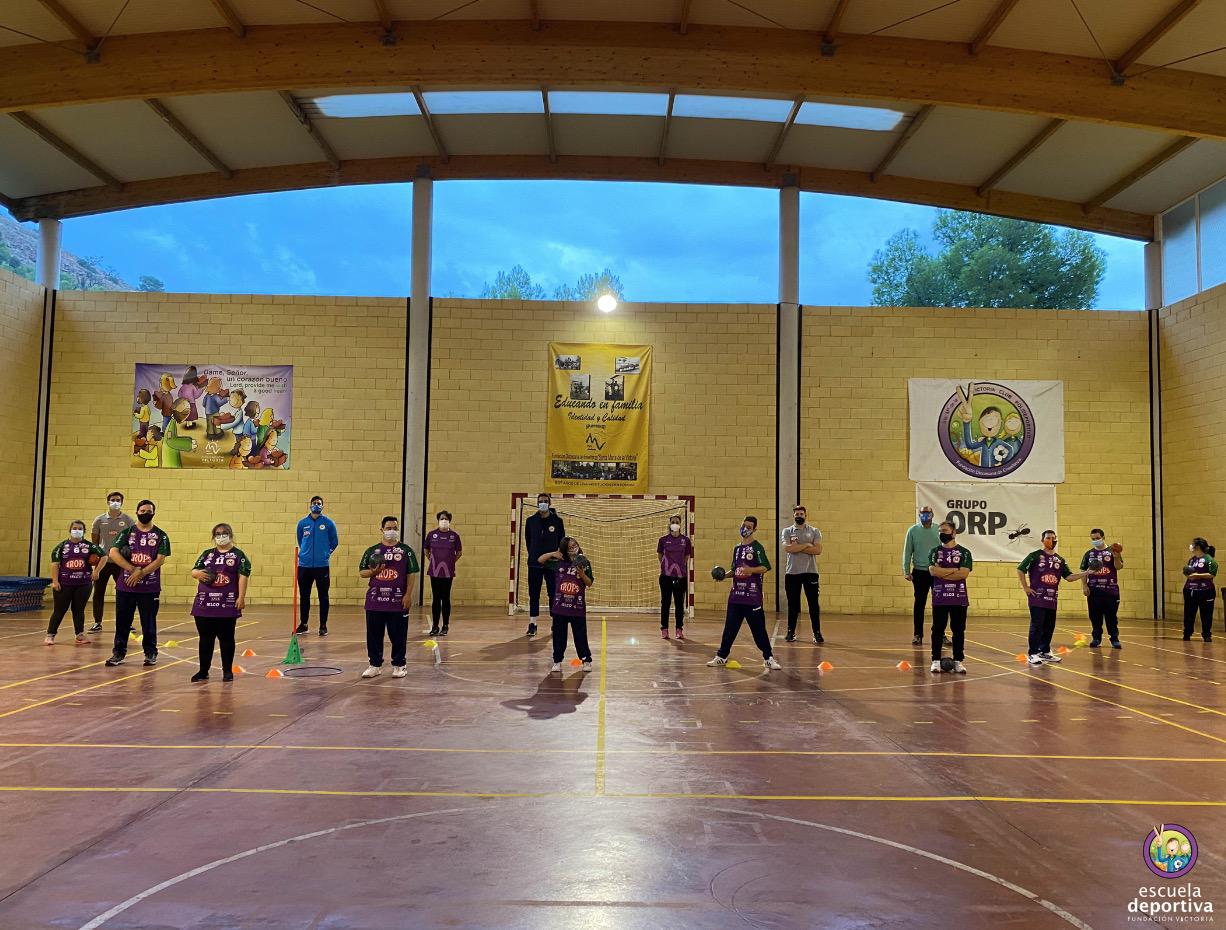 Trops Malaga-E.D. Fundacion Victoria de balonmano Sindrome de Down