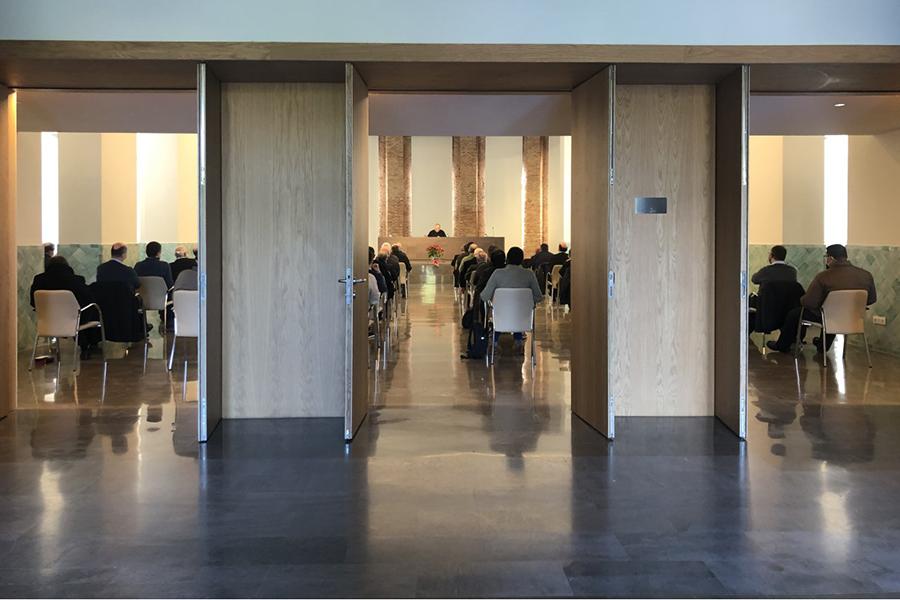 Retiro de Aviento para el Clero celebrado en Casa Diocesana el 17 de diciembre de 2020 // E. LLAMAS