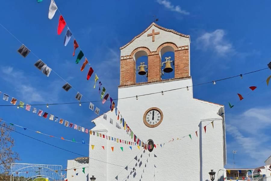 Parroquia de Ntra. Sra. de la Candelaria en Benagalbón durante las fiestas