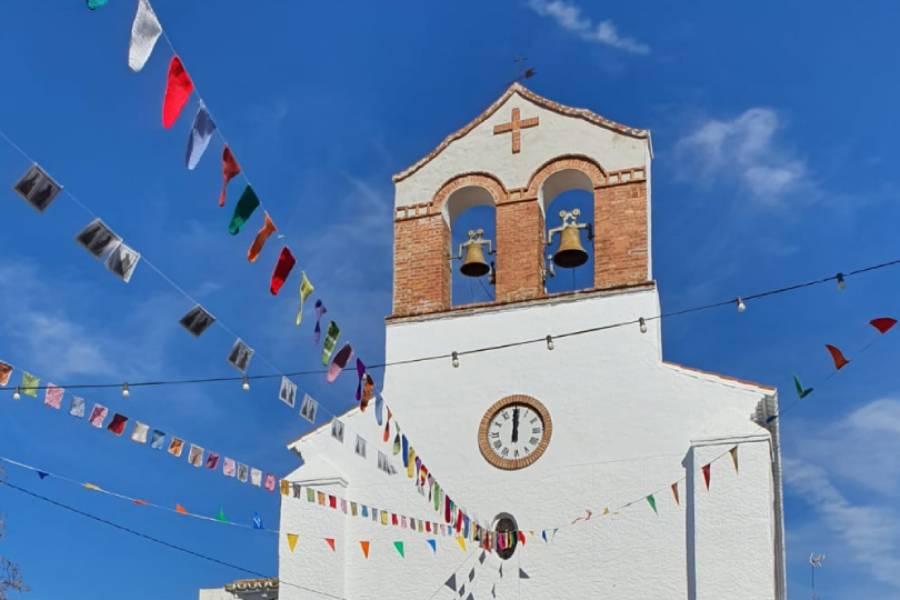 Parroquia de Ntra. Sra. de la Candelaria en Benagalbón durante las fiestas