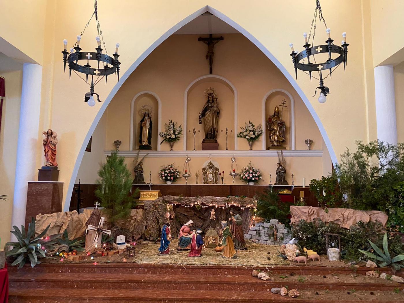 Belén de la parroquia de Santa Rosa de Lima en Igualeja